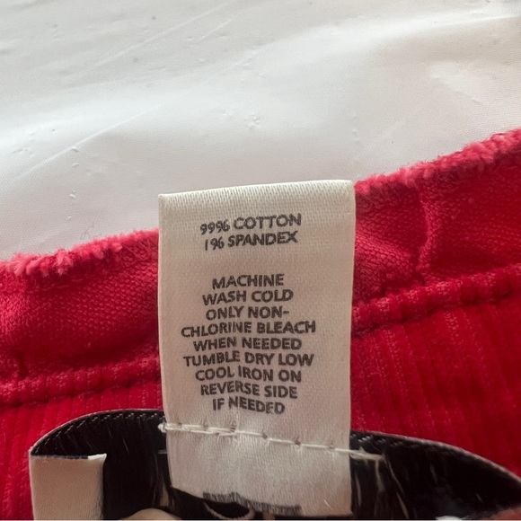 Women's Red Button-Up Jacket - Picture 7 of 7